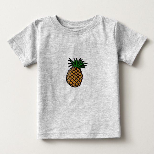 Fruit_(Pineapple) Baby T-Shirt (Front)