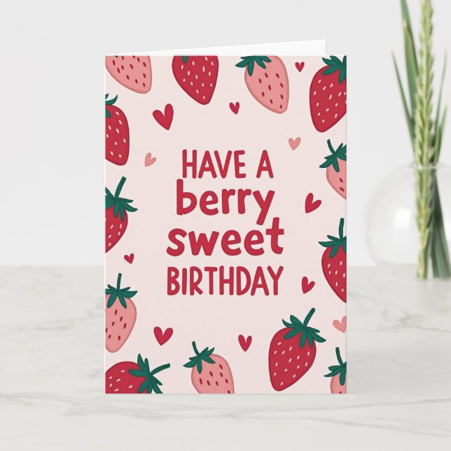 Fruit Pun Birthday Card (Front)