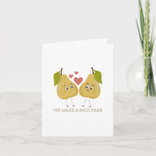 Fruit Pun: We Make a Nice Pear Note Card