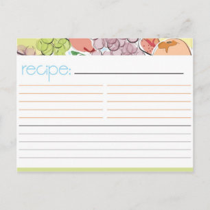 Fruit Recipe Card