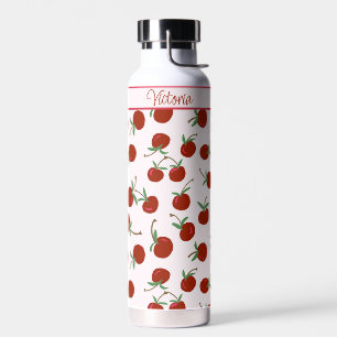 Fruit Red Cherries  Water Bottle