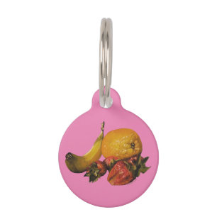 Fruit Round Pet Tag