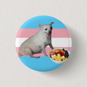 Fruit salad 3 cm round badge
