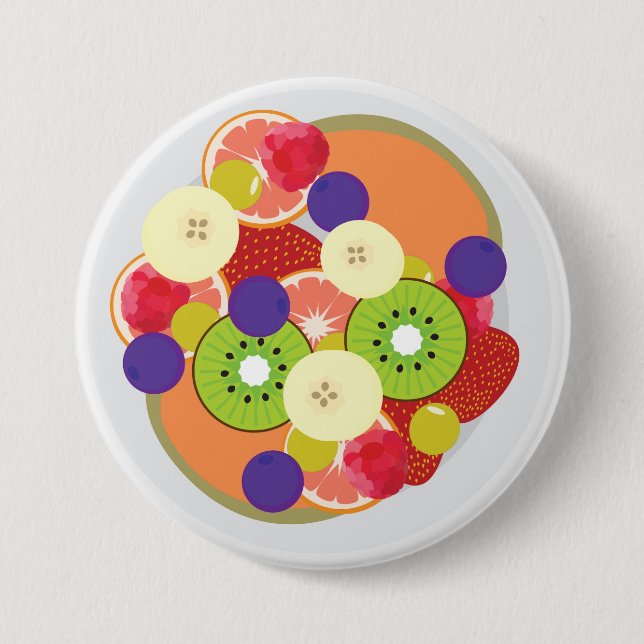 Fruit Salad 7.5 Cm Round Badge (Front)