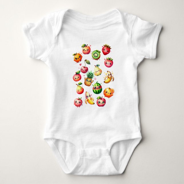 Fruit Salad Baby Bodysuit (Front)