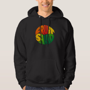 FRUIT SALAD – Bold Circular Typography Design Hoodie
