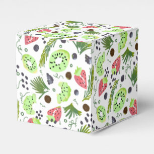 Fruit Salad Kiwi Strawberries Grape Greenery Candy Favour Box
