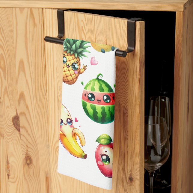 Fruit Salad Tea Towel (Thirds Fold)