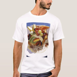 Fruit salad with ice cream. T-Shirt