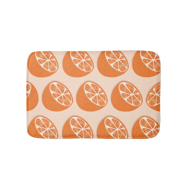 Fruit Seamless Pattern. Bath Mat (Front)