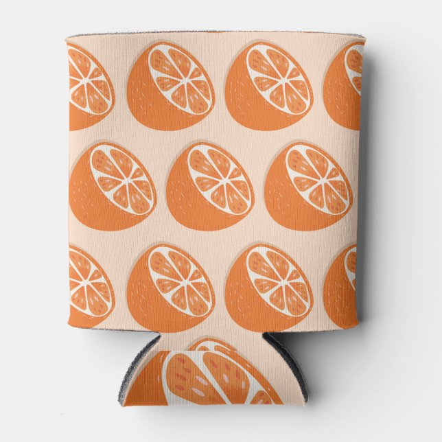 Fruit Seamless Pattern. Can Cooler (Front)