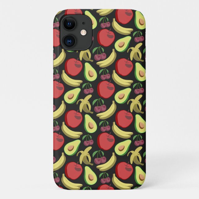 Fruit seamless pattern | colourful tropical fruit Case-Mate iPhone case (Back)