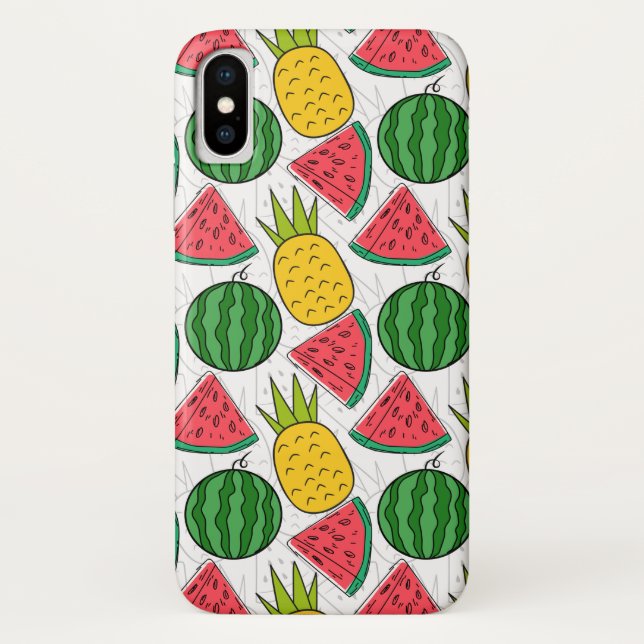 Fruit seamless pattern | Fruit surface pattern 10 Case-Mate iPhone Case (Back)