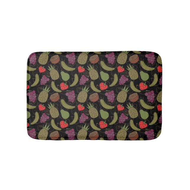 Fruit seamless pattern | Fruit surface pattern 13 Bath Mat (Front)