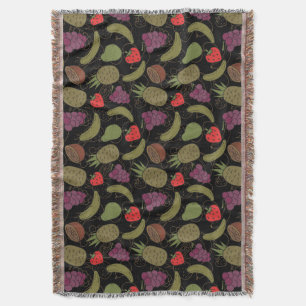 Fruit seamless pattern Fruit surface pattern 13 Throw Blanket