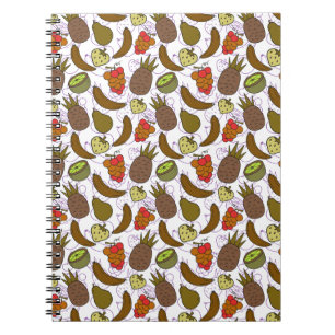 Fruit seamless pattern   Fruit surface pattern 14 Notebook