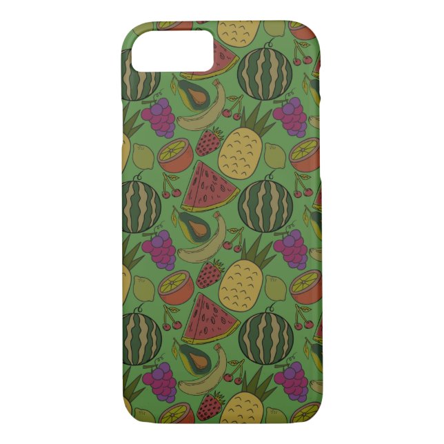 Fruit seamless pattern | Fruit surface pattern 19 Case-Mate iPhone Case (Back)