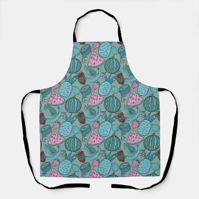 Fruit seamless pattern | Fruit surface pattern 20 Apron (Front)