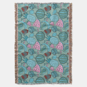 Fruit seamless pattern   Fruit surface pattern 20 Throw Blanket