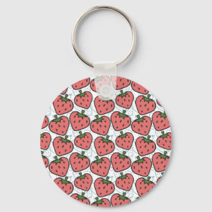 Fruit seamless pattern Fruit surface pattern 21 Key Ring