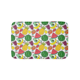 Fruit seamless pattern Fruit surface pattern 22 Bath Mat
