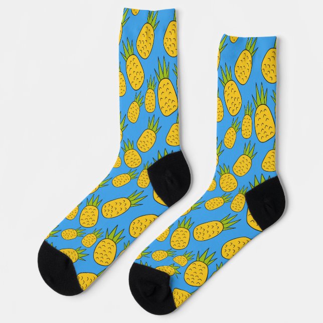 Fruit seamless pattern | Fruit surface pattern 24  Socks (Left)