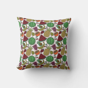Fruit seamless pattern   Fruit surface pattern 25 Cushion