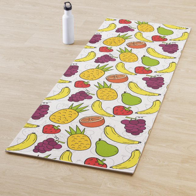 Fruit seamless pattern | Fruit surface pattern 27 Yoga Mat (In Situ)
