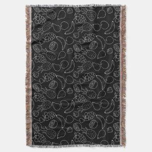 Fruit seamless pattern Fruit surface pattern 2 Throw Blanket