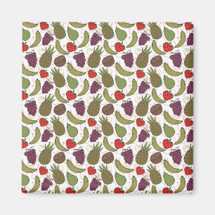 Fruit seamless pattern   Fruit surface pattern 31 Magnet