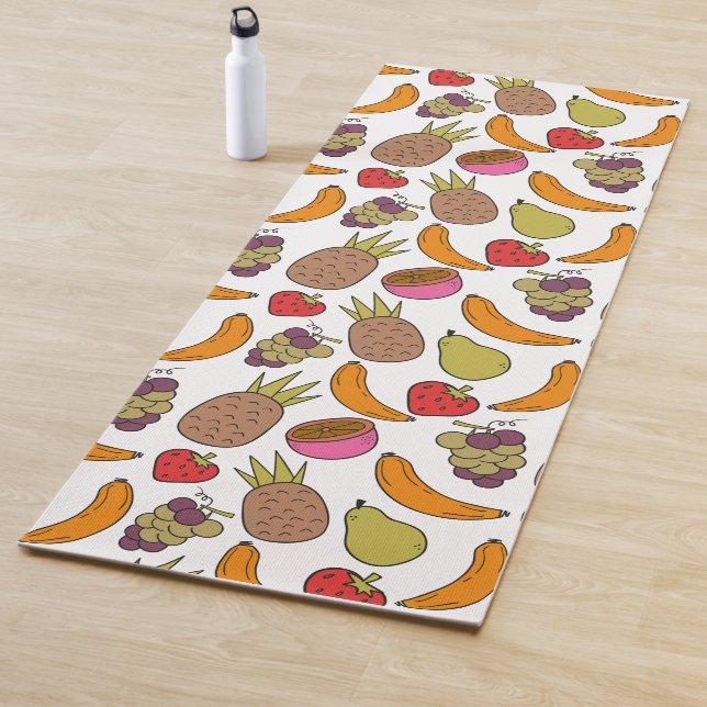 Fruit seamless pattern | Fruit surface pattern 33 Yoga Mat (In Situ)
