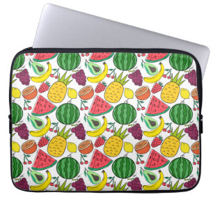Fruit seamless pattern Fruit surface pattern 37 Laptop Sleeve