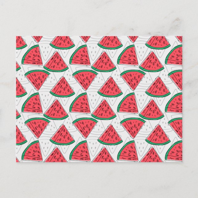Fruit seamless pattern | Fruit surface pattern 3 Postcard (Front)
