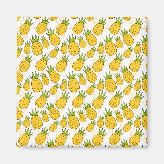 Fruit seamless pattern | Fruit surface pattern 41 Magnet (Front)