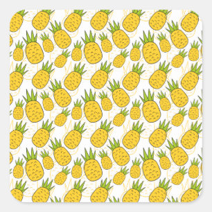 Fruit seamless pattern   Fruit surface pattern 41 Square Sticker