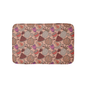 Fruit seamless pattern Fruit surface pattern 45 Bath Mat