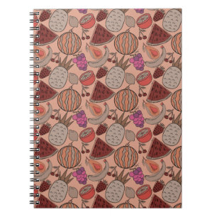 Fruit seamless pattern Fruit surface pattern 45 Notebook