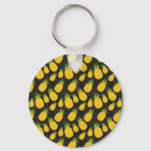 Fruit seamless pattern Fruit surface pattern 4 Key Ring