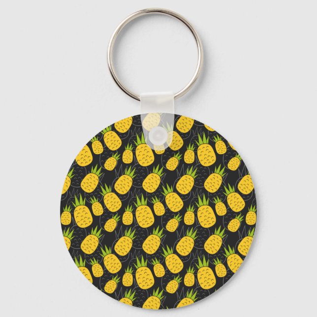 Fruit seamless pattern | Fruit surface pattern 4 Key Ring (Front)