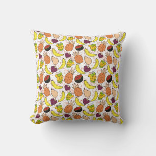 Fruit seamless pattern   Fruit surface pattern 50 Cushion