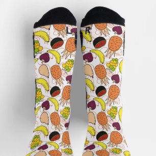 Fruit seamless pattern   Fruit surface pattern 50  Socks