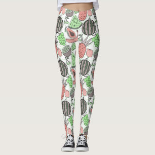 Fruit seamless pattern Fruit surface pattern 53 Leggings
