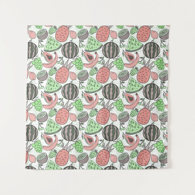 Fruit seamless pattern | Fruit surface pattern 53 Tapestry (Front)