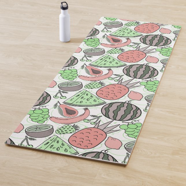 Fruit seamless pattern | Fruit surface pattern 53 Yoga Mat (In Situ)