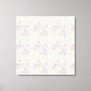 Fruit seamless pattern Fruit surface pattern 58 Canvas Print
