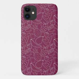 Fruit seamless pattern   Fruit surface pattern 5 iPhone 11 Case