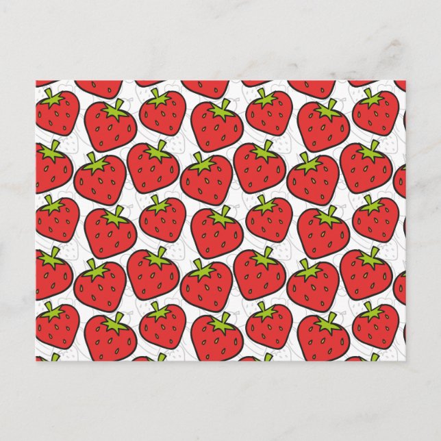 Fruit seamless pattern | Fruit surface pattern 60 Postcard (Front)