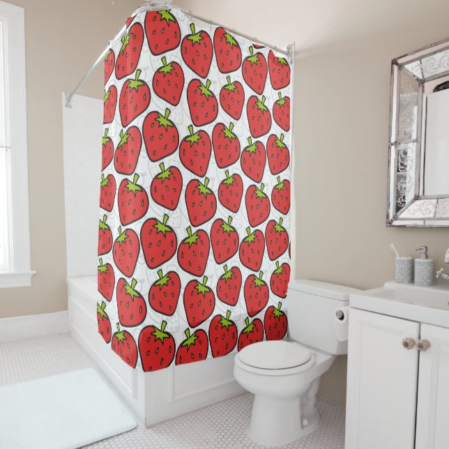 Fruit seamless pattern | Fruit surface pattern 60 Shower Curtain (In Situ)