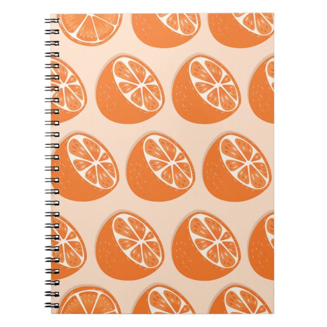 Fruit Seamless Pattern. Notebook (Front)