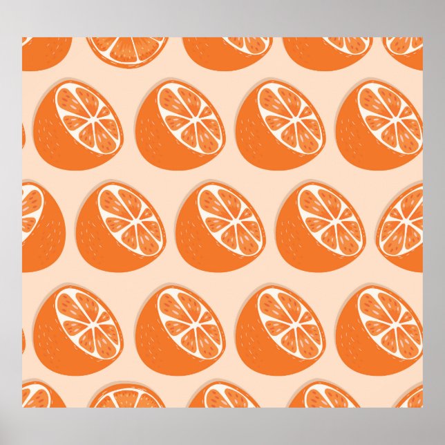 Fruit Seamless Pattern. Poster (Front)